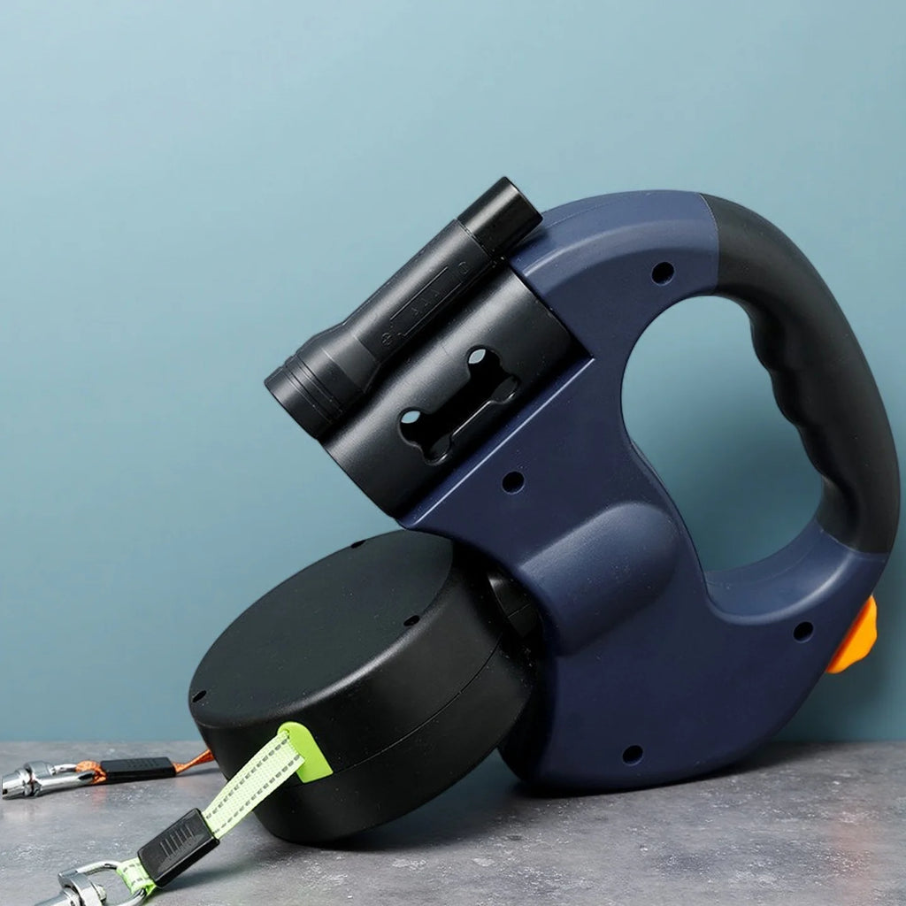 Dual Dog Leash with LED Light 360 Swivel No Tangle | AU