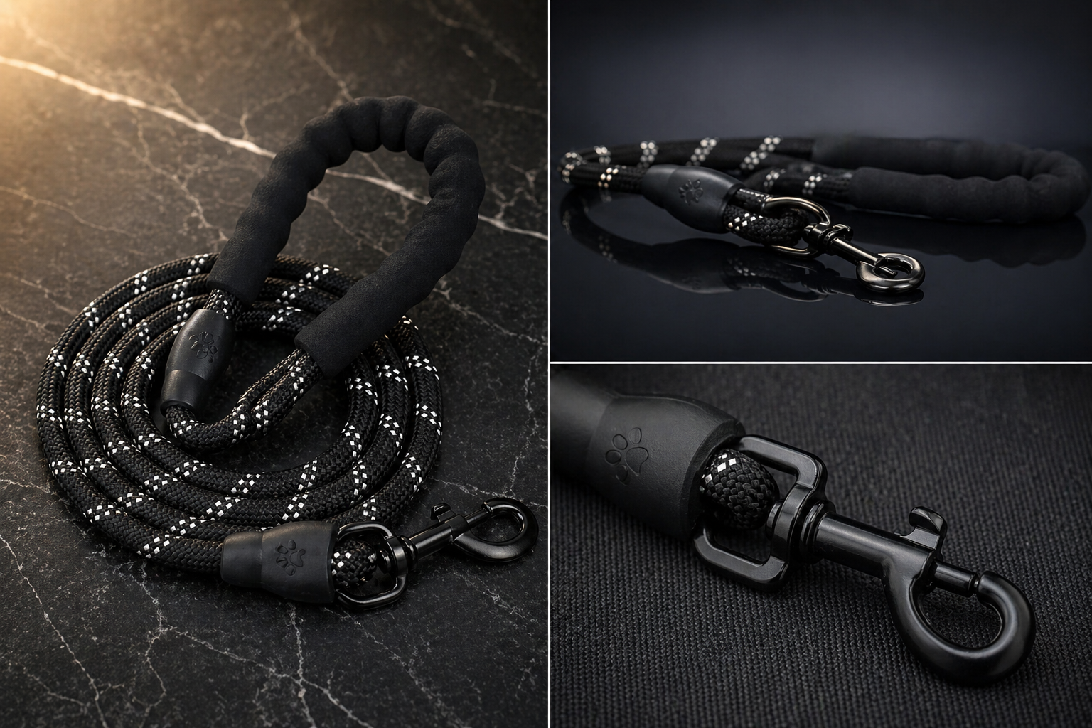 Heavy-Duty Reflective Dog Leash – Padded Handle | AU
